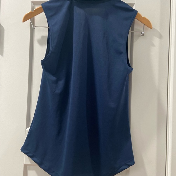 LADY HAGEN DESERT GETAWAY WOMENS NAVY BLUE GOLF POLO SLEEVELESS SZ XS EUC - Picture 10 of 11